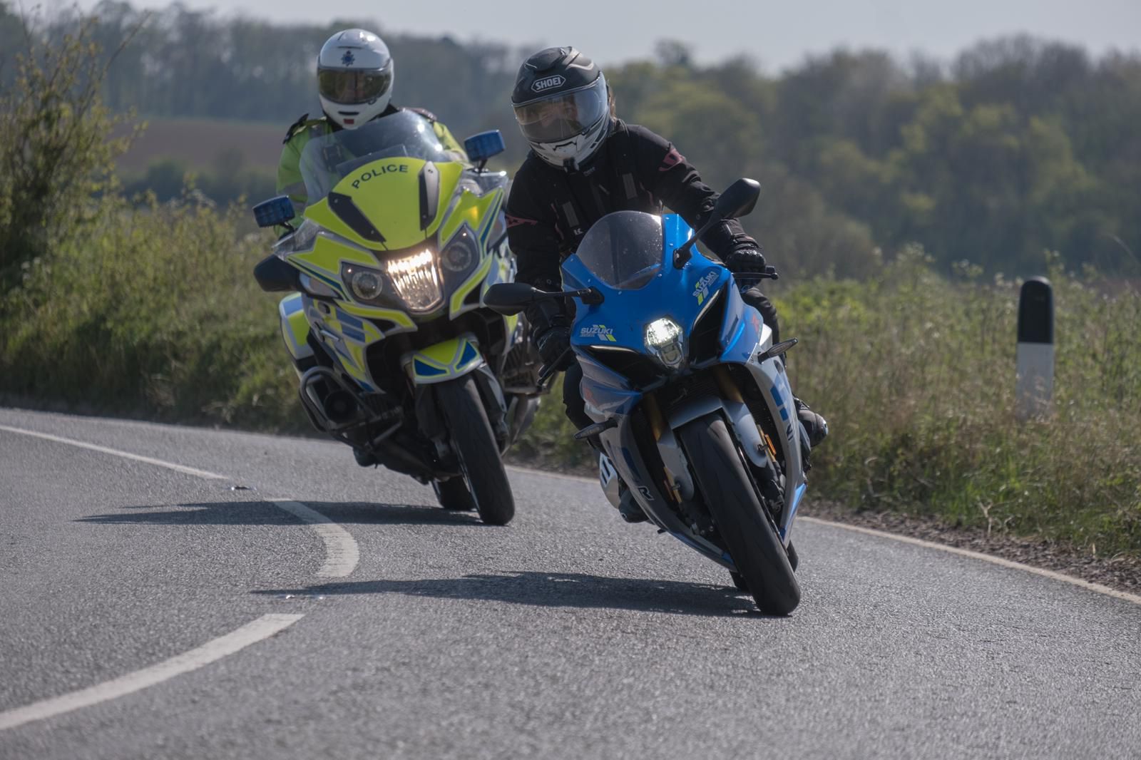 Police Motorcycle Riding